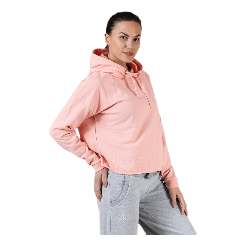 Sweat Hood, Logo Biba Pink