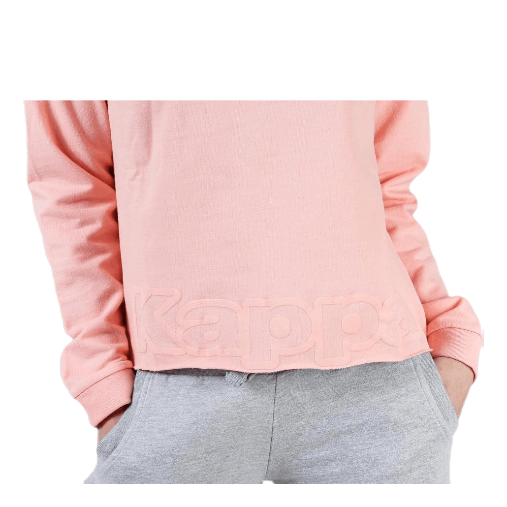 Sweat Hood, Logo Biba Pink