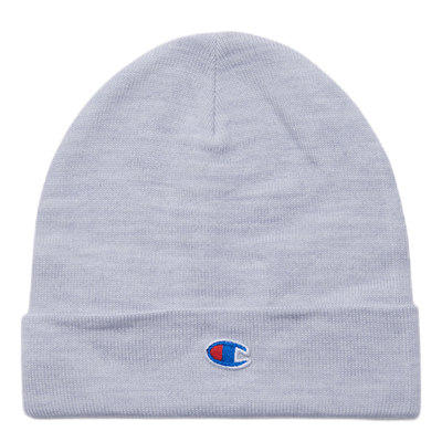 Logo Beanie Cap Gray