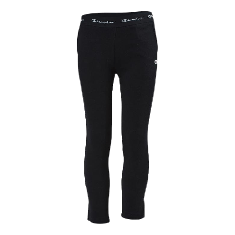 Straight Hem Pants Junior Black