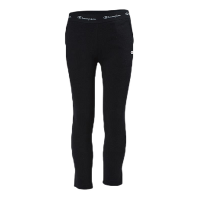 Straight Hem Pants Junior Black