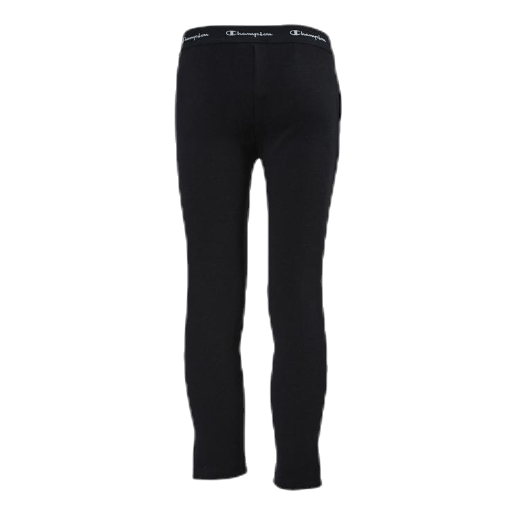 Straight Hem Pants Junior Black