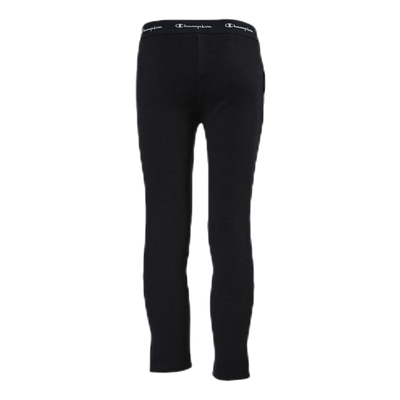 Straight Hem Pants Junior Black