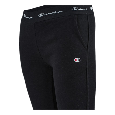 Straight Hem Pants Junior Black