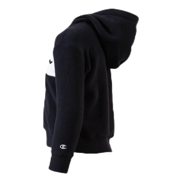 Junior Hooded Polar Fleece Black