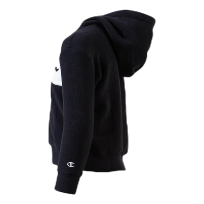 Junior Hooded Polar Fleece Black