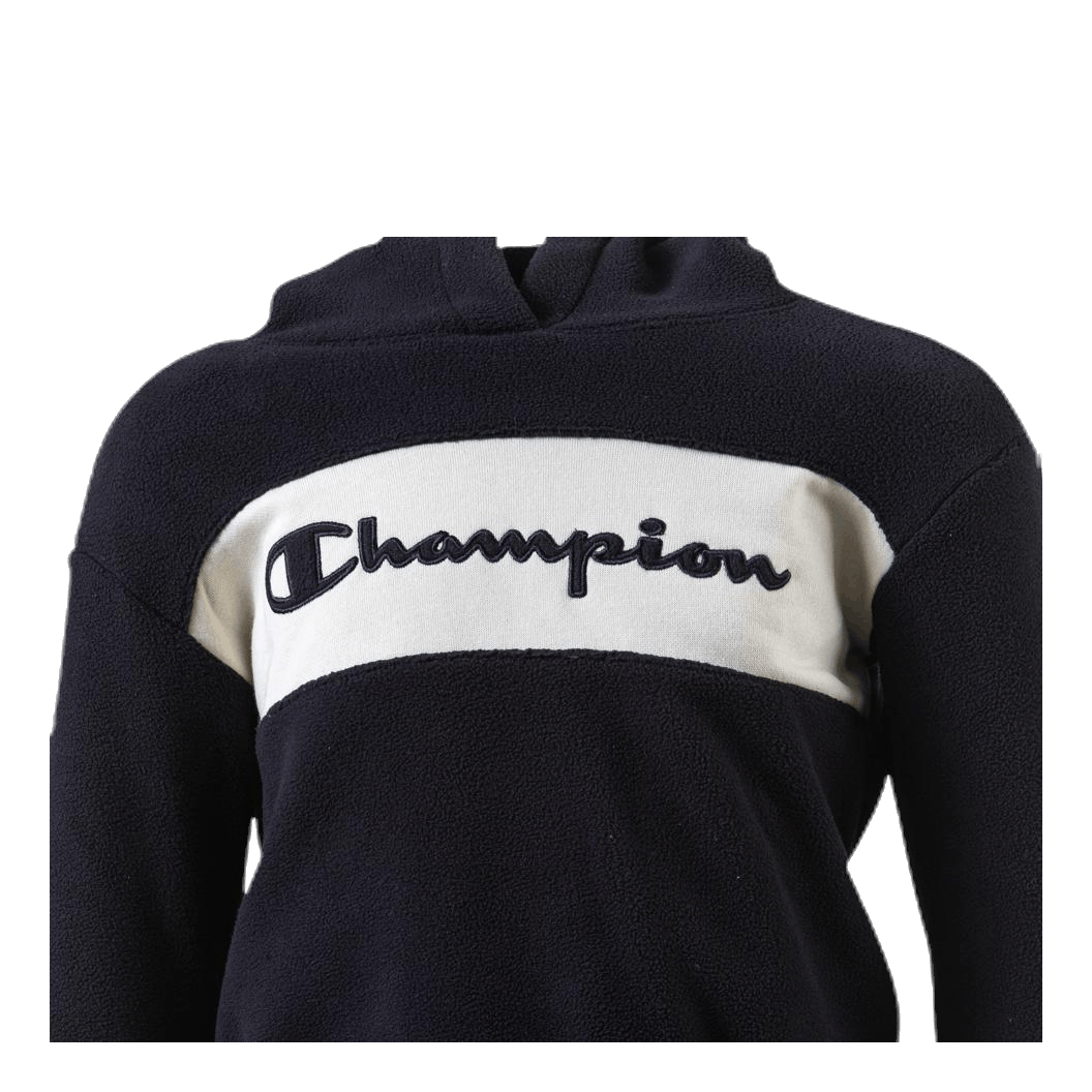 Junior Hooded Polar Fleece Black