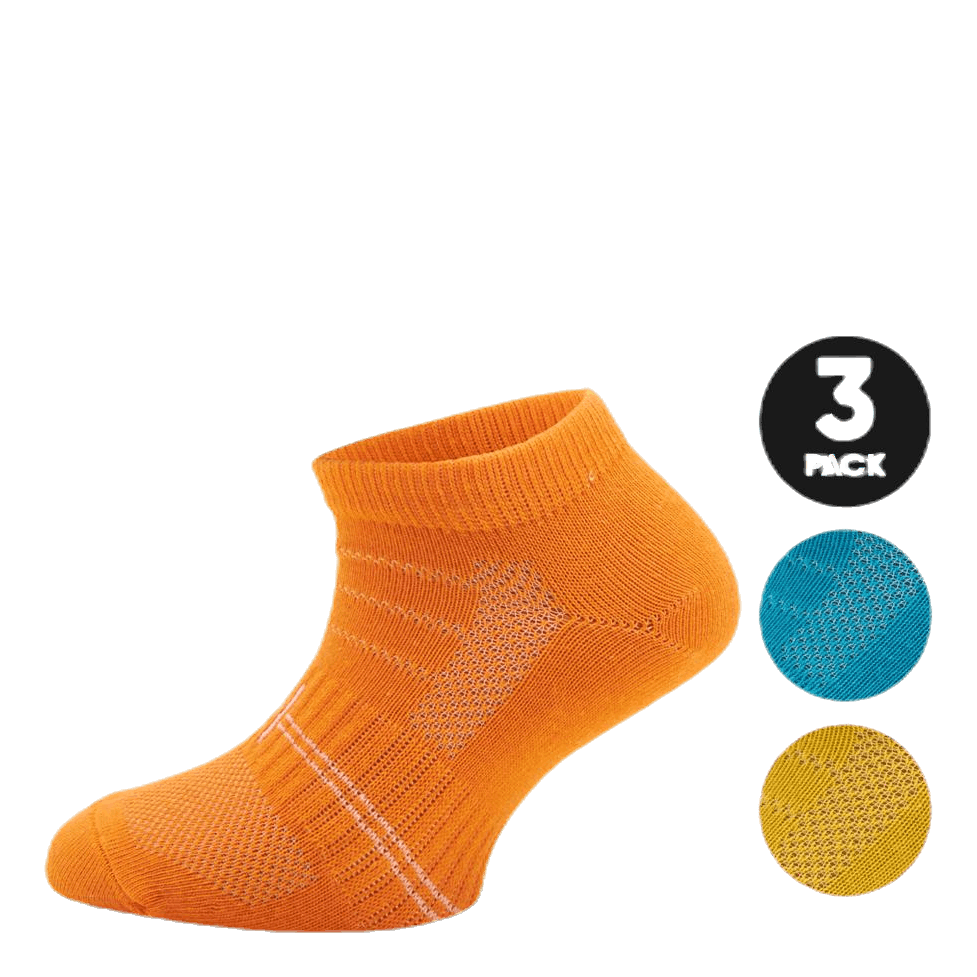 3-Pack Basic Socks - Yogi Orange