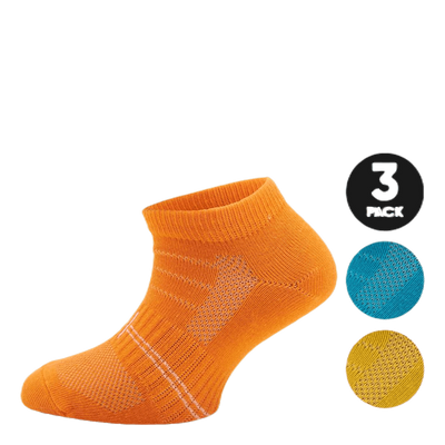 3-Pack Basic Socks - Yogi Orange