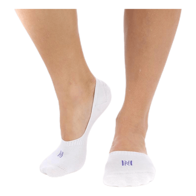 Scarlett 2-pack Invisible Sock Lady White