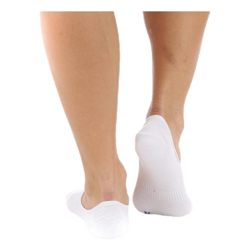 Scarlett 2-pack Invisible Sock Lady White