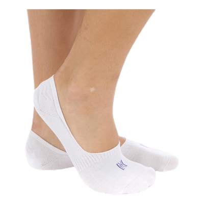 Scarlett 2-pack Invisible Sock Lady White