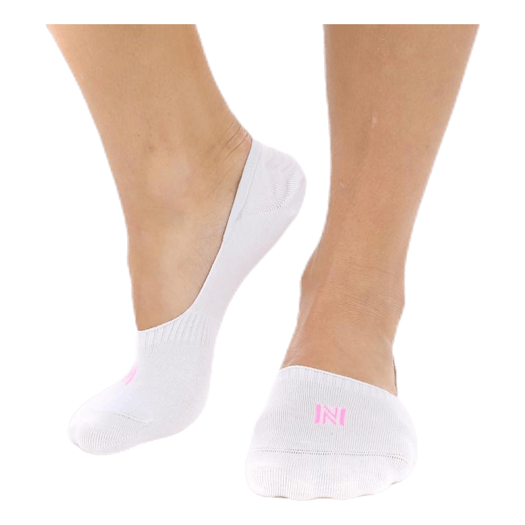 Scarlett 2-pack Invisible Sock Lady White