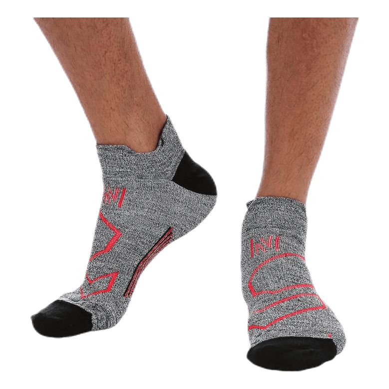 Jeff Mid-cut Merinowool Running Sock Grey