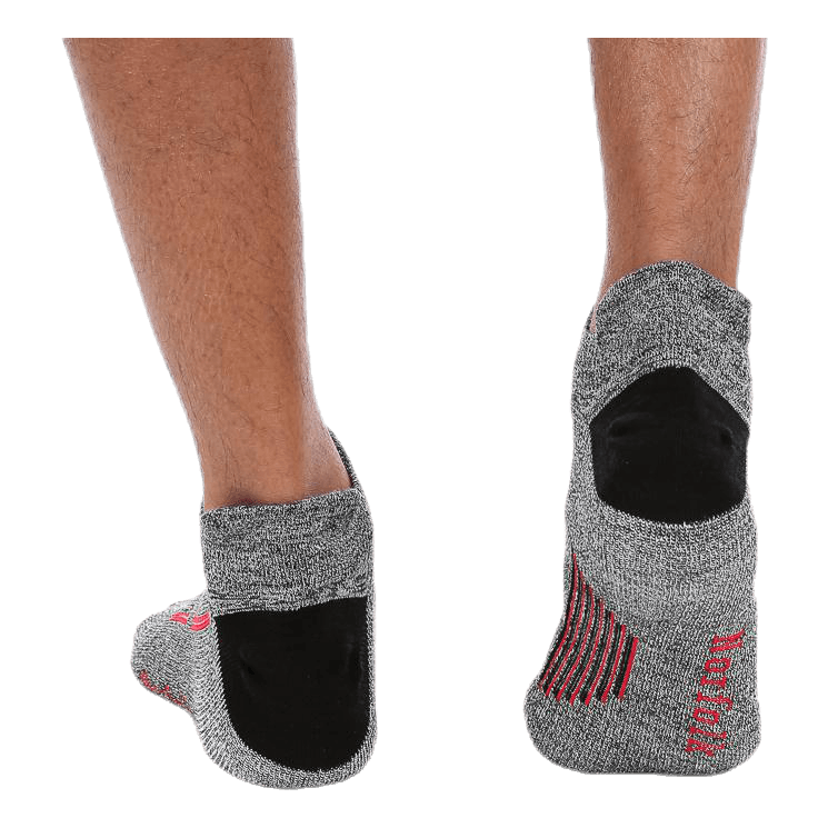 Jeff Mid-cut Merinowool Running Sock Grey