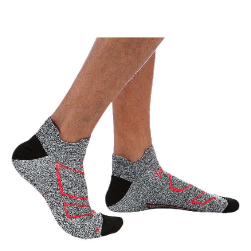 Jeff Mid-cut Merinowool Running Sock Grey