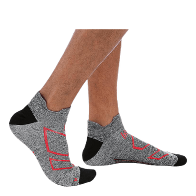 Jeff Mid-cut Merinowool Running Sock Grey