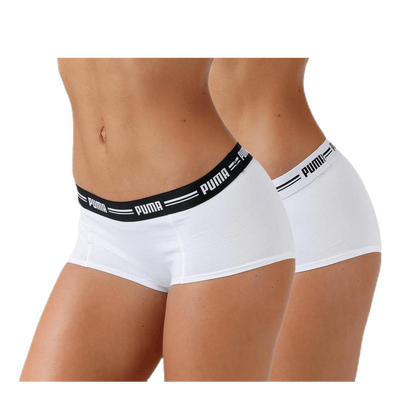 Iconic Mini Short 2p White