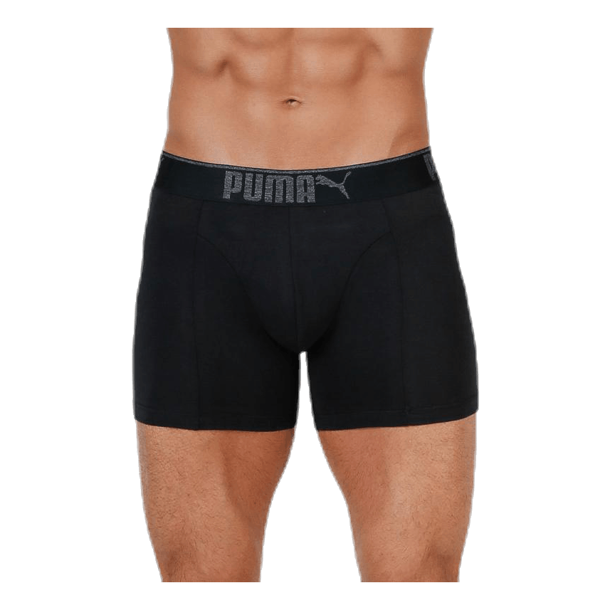 Lifestyle Sueded Cotton Boxer 3p Black