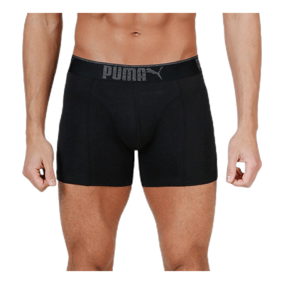 Lifestyle Sueded Cotton Boxer 3p Black