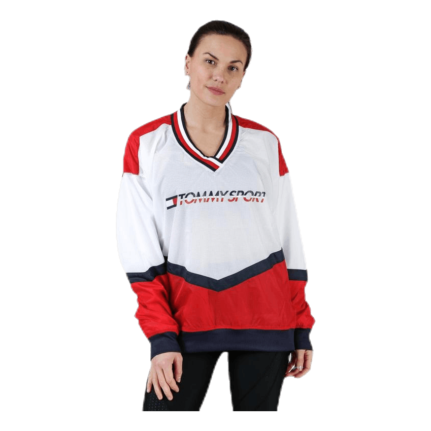 Tommy Hilfiger Sport Pull Over Jacket With Iconic Rib Red – Brandosa.com