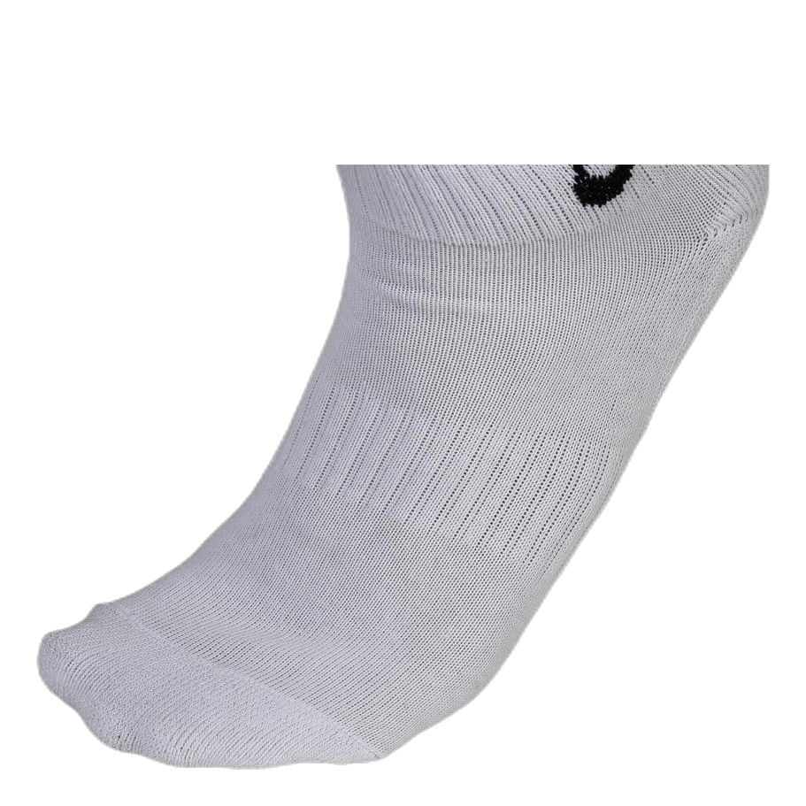 Everyday Cushioned Training Ankle Socks (3 Pairs) WHITE/BLACK