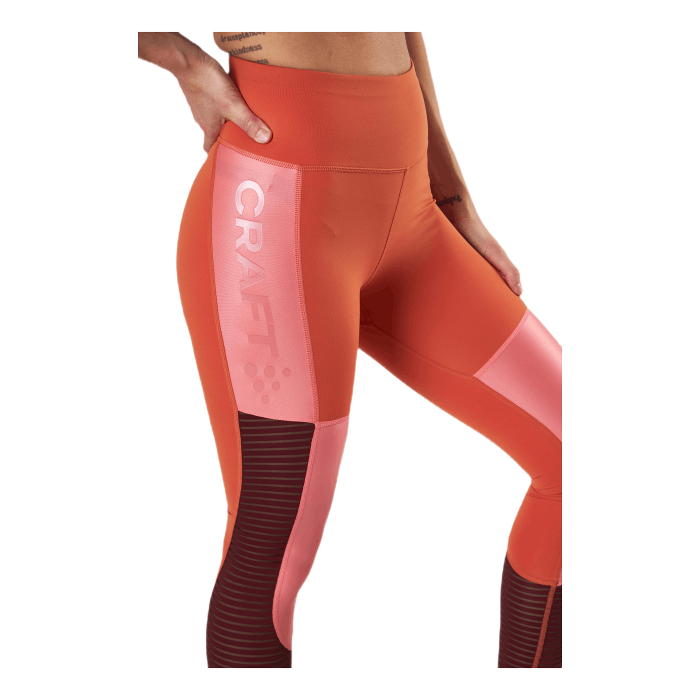 ADV Charge Shiny Tights Orange