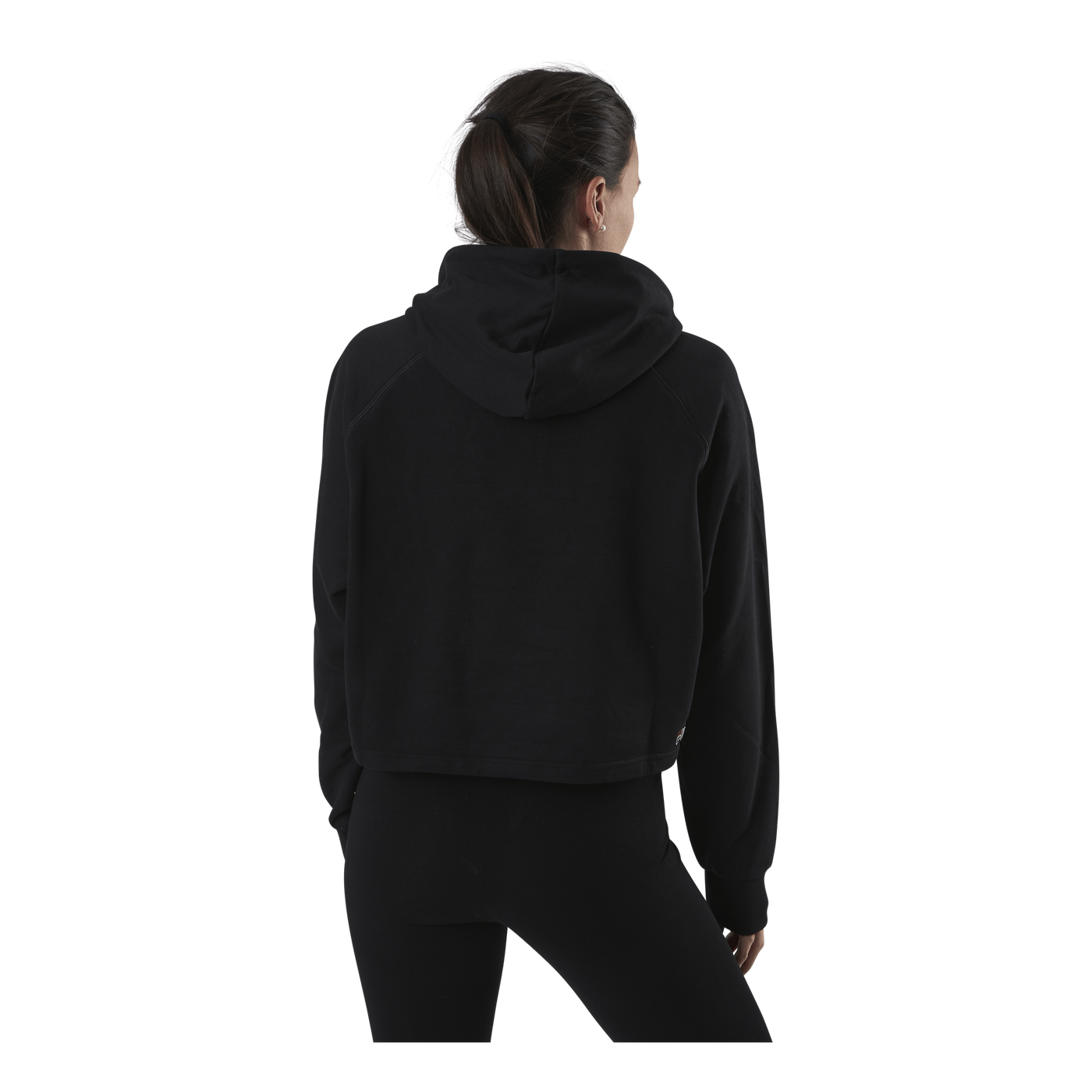 Jana Cropped Hoody Black