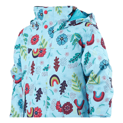 Girls Elodie Jacket Blue/Patterned