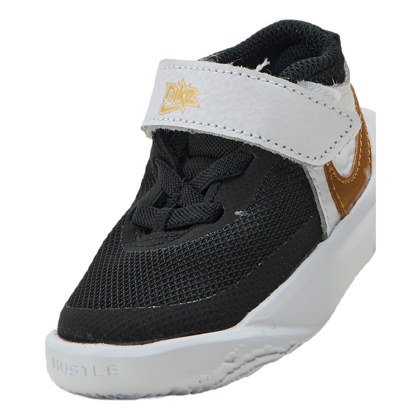 Team Hustle D 10 Baby/Toddler Shoes BLACK/METALLIC GOLD-WHITE-PHOTON DUST