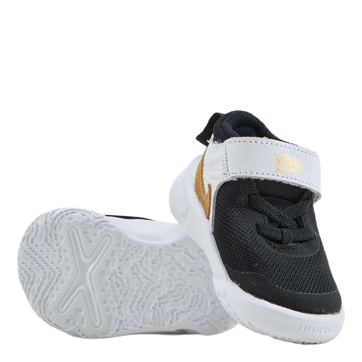 Team Hustle D 10 Baby/Toddler Shoes BLACK/METALLIC GOLD-WHITE-PHOTON DUST