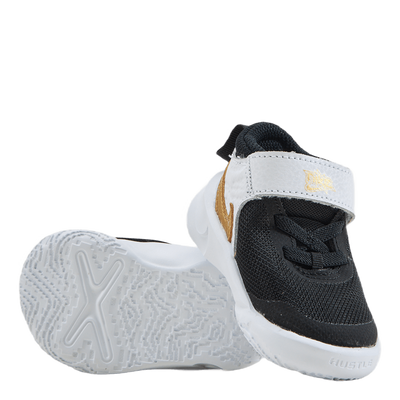 Team Hustle D 10 Baby/Toddler Shoes BLACK/METALLIC GOLD-WHITE-PHOTON DUST