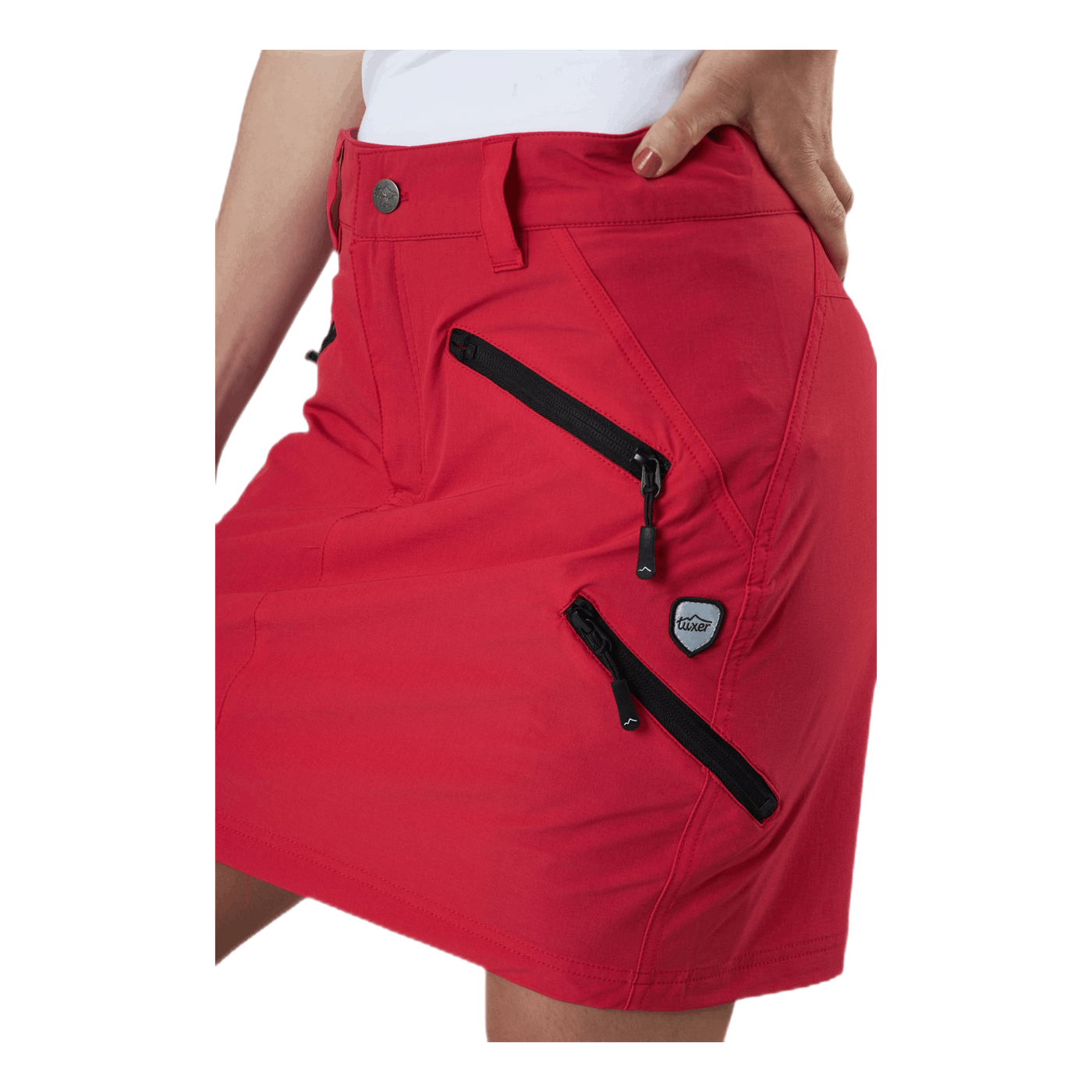 Flexi Skort Skirt Molten red