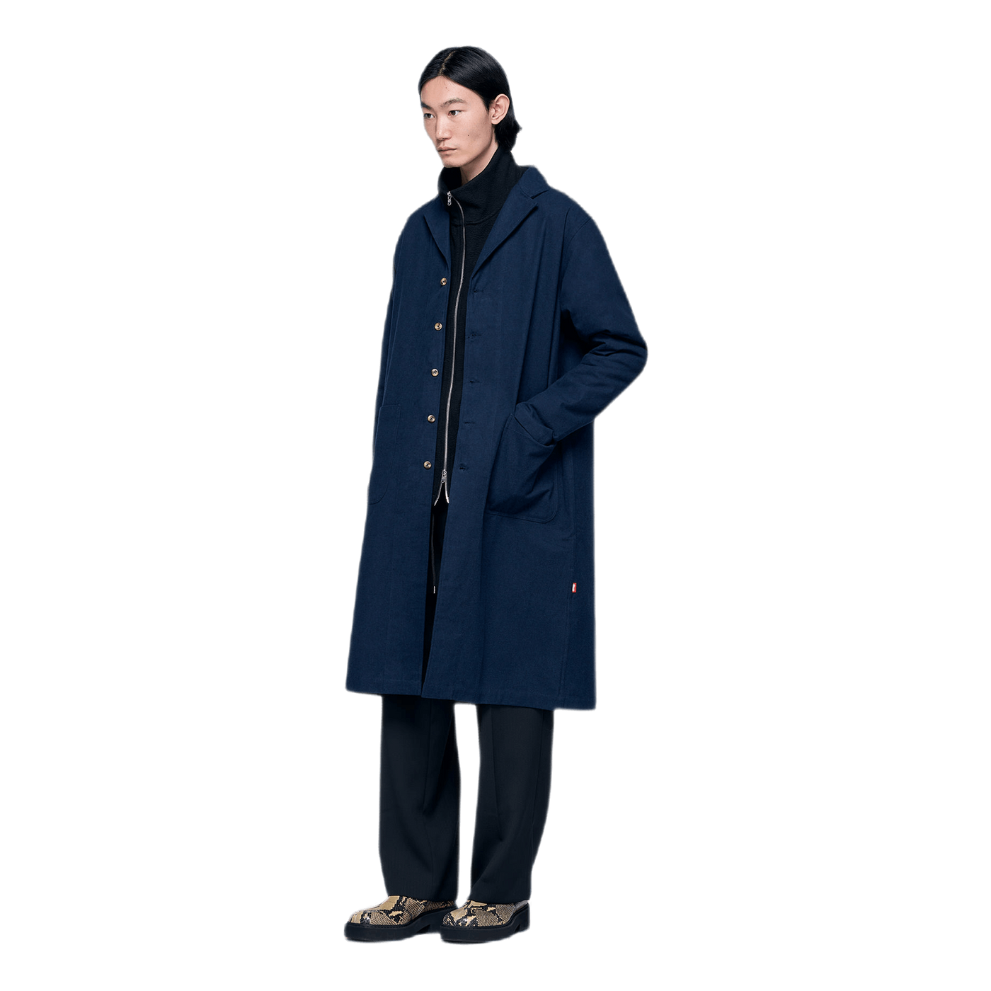 Cotton Coat Blue