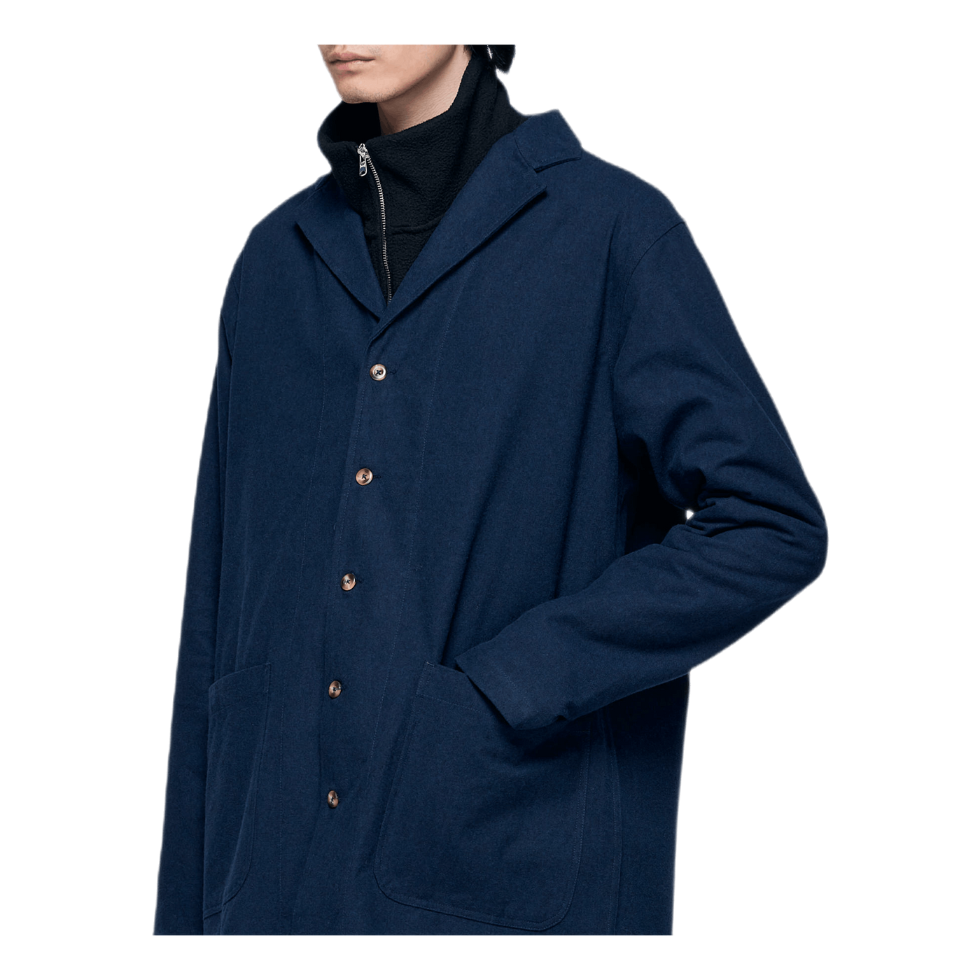 Cotton Coat Blue