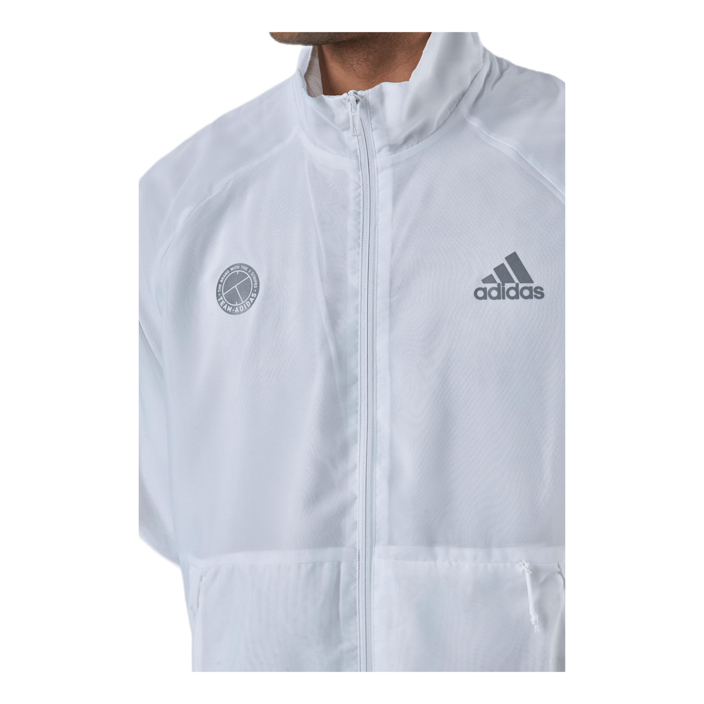 Tennis Jacket Aeroready White/Grey