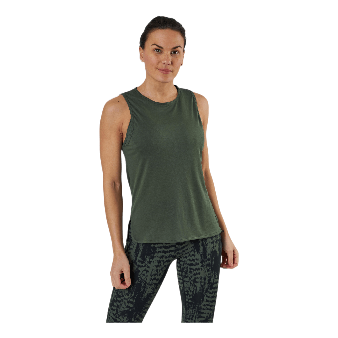 Drapy Muscle Tank Green