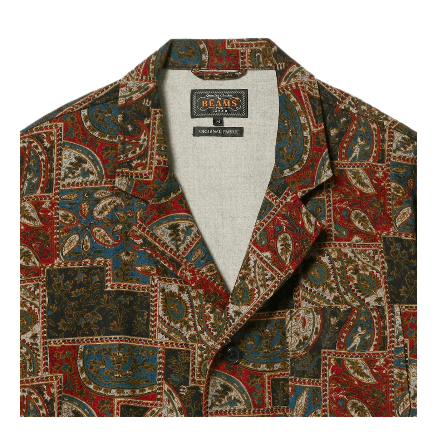 4b Cuffs Jacket Wool Print Multi