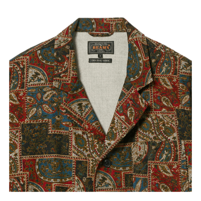 4b Cuffs Jacket Wool Print Multi