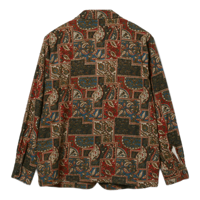 4b Cuffs Jacket Wool Print Multi