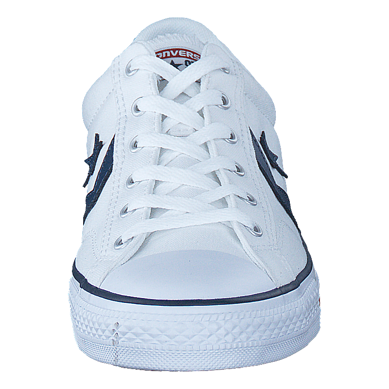 Converse star player ox white leather online