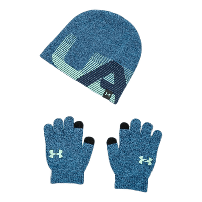Beanie/Glove Combo Junior Blue