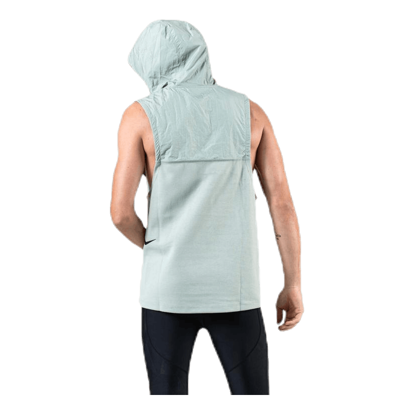 nike sleeveless hooded shirts & tops