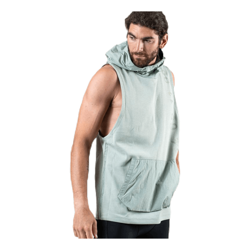 Nike Dri FIT Therma Sleeveless Hood Black Green Brandosa