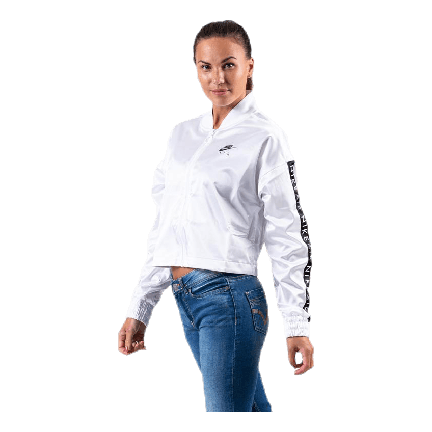 Nike air women's discount satin track jacket