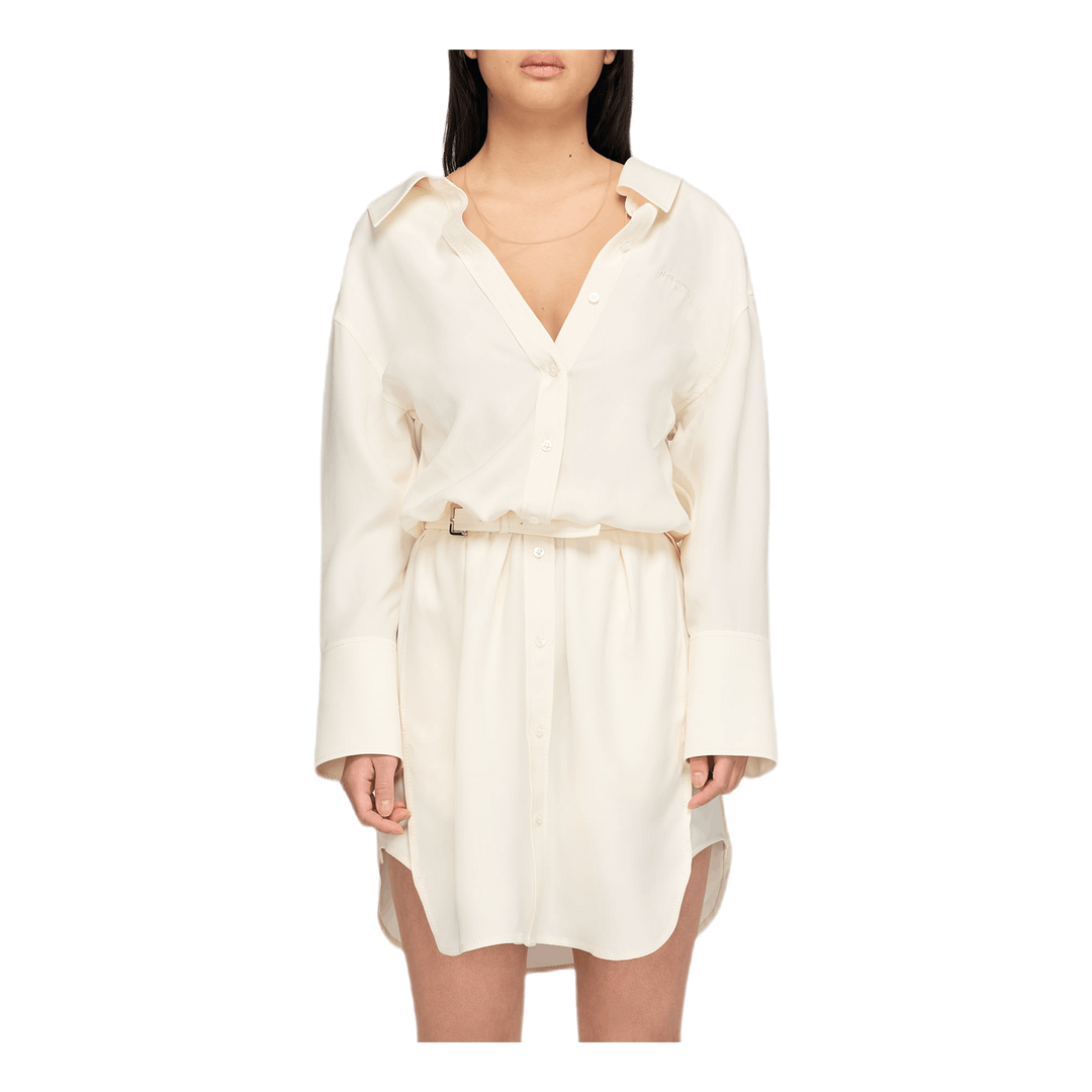 Alexander Wang Falling Shoulder Shirt Dress W White – Brandosa.com