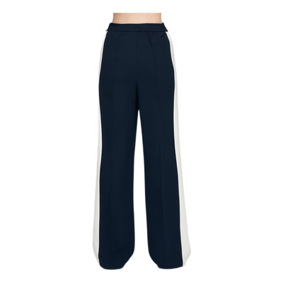 Flare Pants With Side Stripes Blue
