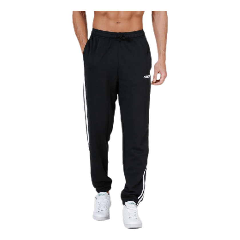 Essentials 3 Stripes Tapered Pant French Terr Black / White