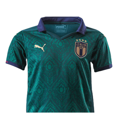 FIGC Third Shirt Replica Jr Blue/Green