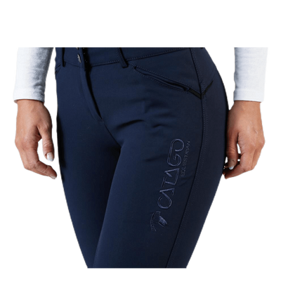 Elina Riding Pants Knee Silicon Blue